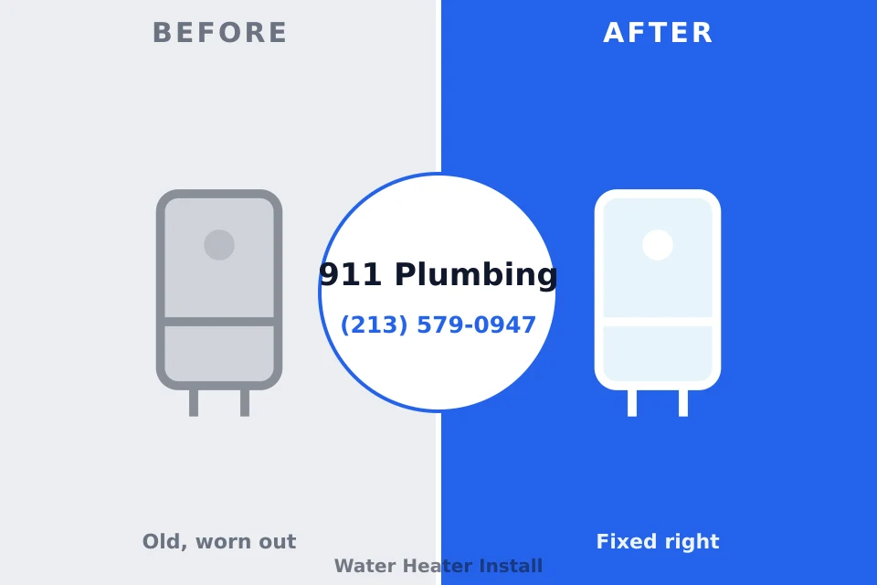 Before and after: plumbing repair Littleton, CO